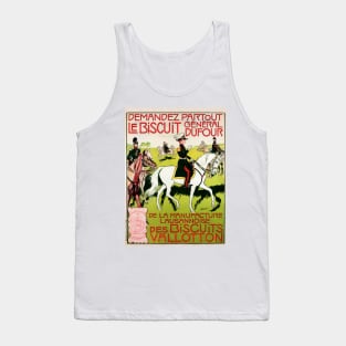 GENERAL DUFOUR BISCUIT Vintage French Confectionery Snacks Advertisement Tank Top